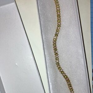 Gold Intricate Chain Bracelet